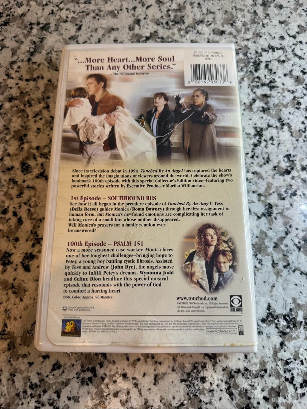 Touched By An Angel DVD Collector's Edition - Green Cover Art